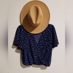Astr the Label polka dot blouse!